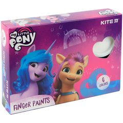 Краски пальчиковые Kite My Little Pony 62504, 6 цветов LP22-064 фото