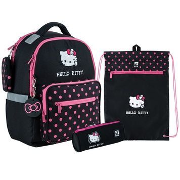 Шкільний набір Kite Hello Kitty SET_HK24-770M (рюкзак, пенал, сумка) SET_HK24-770M фото
