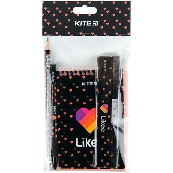 Набір канцтоварів Kite Likee K22-S09, 4 предмети K22-S09 фото