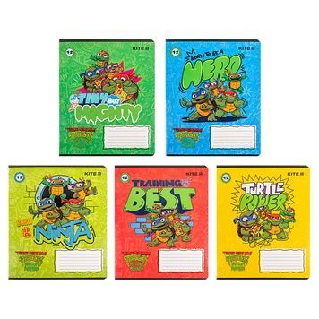 Зошит шкільний Kite Ninja Turtles NT24-232, 12 аркушів, клітинка NT24-232 фото