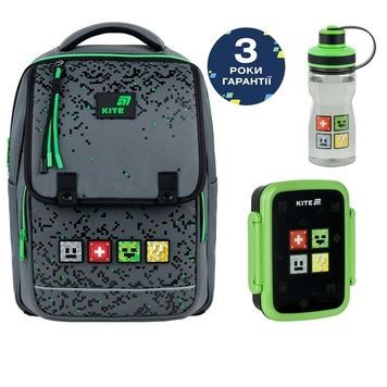 Рюкзак школьный Kite Education Pixel K26-772M-2 3в1 K26-772M-2set фото