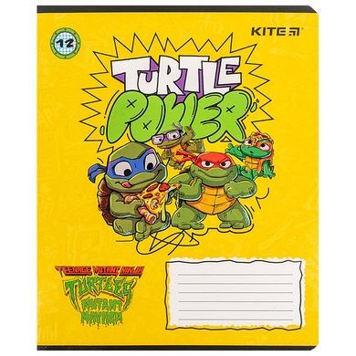 Зошит шкільний Kite Ninja Turtles NT24-232, 12 аркушів, клітинка NT24-232 фото