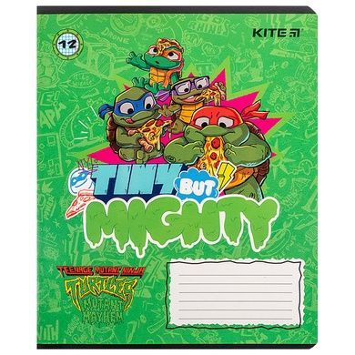 Зошит шкільний Kite Ninja Turtles NT24-232, 12 аркушів, клітинка NT24-232 фото