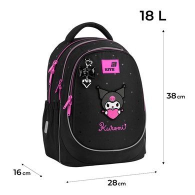 Рюкзак шкільний Kite Education Kuromi HK26-700M 3в1 HK26-700Mset1 фото