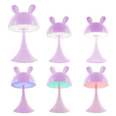 Світильник-нічник LED з акумулятором Simple Bunny Kite K25-317-1-5, фіолетовий K25-317-1-5 фото