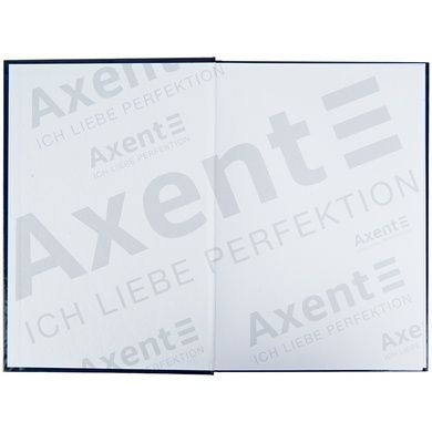 Книга записна Axent Wisdom 8422-553-A, А4, 96 аркушів, клітинка, темно синя 8422-553-A фото