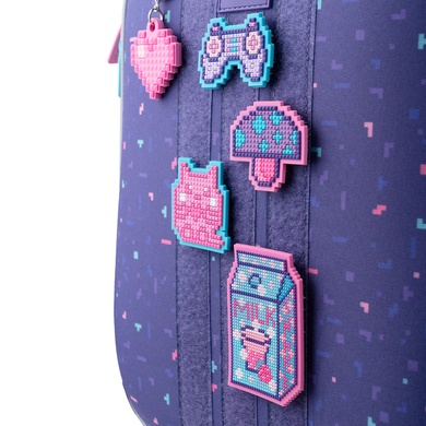 Школьный набор Kite Pixel Love SET_K24-555S-3 (рюкзак, пенал, сумка) SET_K24-555S-3 фото