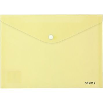 Папка на кнопке Axent Pastelini 1522-08-A, А5, желтая 1522-08-A фото