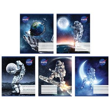 Зошит шкільний Kite NASA NS24-236, 18 аркушів, клітинка NS24-236 фото