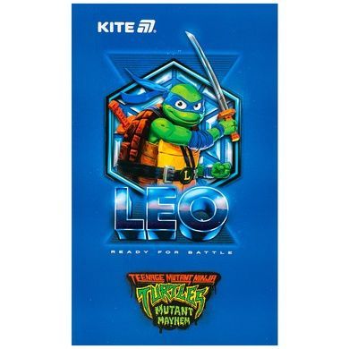 Блокнот-планшет Kite Ninja Turtles NT25-195, A6, 50 аркушів, нелінований NT25-195 фото