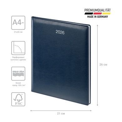 Щотижневик 2026 Бюро Soft ср/т синiй 73-761 36 306 фото