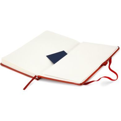 Книга записна Axent Partner Lux 8202-06-A, A5-, 125x195 мм, 96 аркушів, клітинка, тверда обкладинка, червона 8202-06-A фото