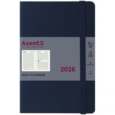 Ежедневник 2026 Axent Partner Strong 8819-26-02-A, 145*210, синий 8819-26-02-a фото