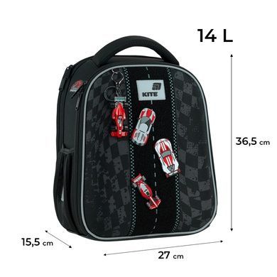 Рюкзак шкільний каркасний Kite Education Race&Win K26-555S-8 K26-555S-8 фото