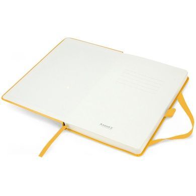 Книга записна Axent Partner 8306-08-A, A5-, 125x195 мм, 96 аркушів, крапка, тверда обкладинка, жовта 8306-08-A фото