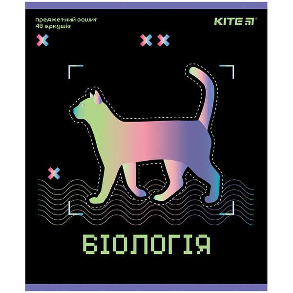 Предметная тетрадь Kite Neo K24-240-9, 48 листов, клетка, биология K24-240-9 фото