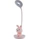 Настільна лампа LED з акумулятором Bunny Kite K24-492-1-2, рожевий K24-492-1-2 фото 2