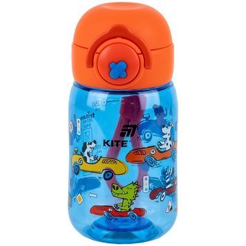 Пляшечка для води Kite K25-1235-2, Cars, 360 мл, синя K25-1235-2 фото
