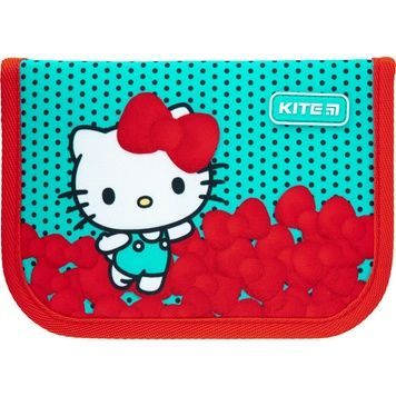 Пенал без наполнения Kite Education Hello Kitty HK21-622, 1 отделение, 2 отворота HK21-622 фото