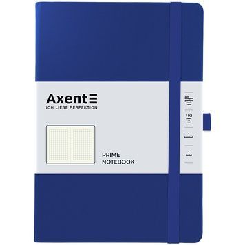 Книга записна Partner Prime, 145*210, 96арк, кліт, клас.синя 8305-38-A фото