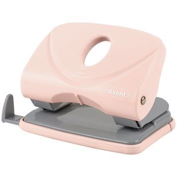 Дырокол для бумаги Axent Welle-2 3820-10-A, пластиковый, 20 листов, Pastelini, розовый 3820-10-a фото