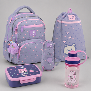 Шкільний набір 5в1 Kite Education Cute Monster SET_K26-773M-3 SET_K26-773M-3 фото
