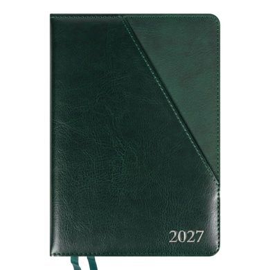 Щоденник діловий Leo Planner Whisky A5 датований 2027 твердий зелений 368 сторінок 252755 фото