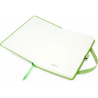 Книга записна Axent Partner 8306-09-A, A5-, 125x195 мм, 96 аркушів, крапка, тверда обкладинка, салатова 8306-09-A фото