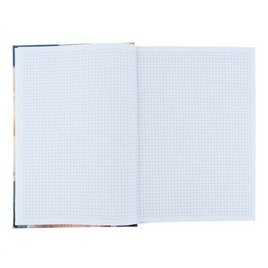 Книга записна Axent Flora 8423-27-A, А4, 192 аркуша, клітинка, жовта 8423-27-A фото