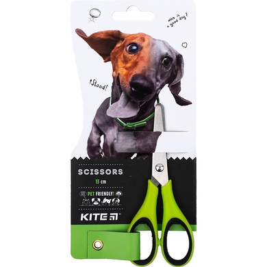 Ножиці з гумовими вставками Kite Dogs K22-123, 13см K22-123 фото