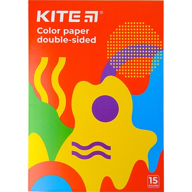 Папір кольоровий двосторонній Kite Fantasy K22-250-2, А4 K22-250-2 фото