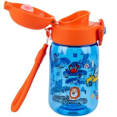 Бутылочка для воды Kite K25-1235-2, Cars, 360 мл, синяя K25-1235-2 фото
