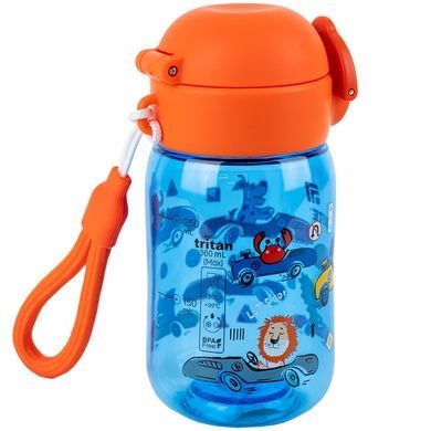Бутылочка для воды Kite K25-1235-2, Cars, 360 мл, синяя K25-1235-2 фото