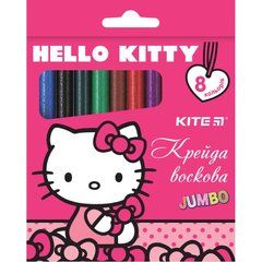 Мелки восковые Jumbo, 8 цветов Hello Kitty НК17-076