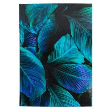 Книга записна Axent Flora 8423-26-A, А4, 192 аркуша, клітинка, зелена 8423-26-A фото