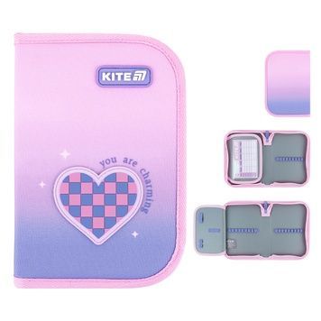 Пенал без наполнения Kite Charming K26-621-1, 1 отделение, 1 отворот K26-621-1 фото