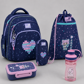 Шкільний набір 5в1 Kite Education Type Love SET_K26-763M-2 SET_K26-763M-2 фото