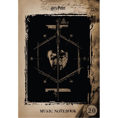 Зошит для нот Kite Harry Potter HP22-404, A4, 20 аркушів HP22-404 фото