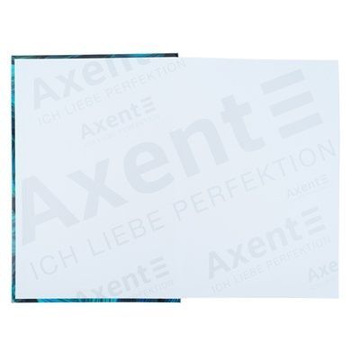 Книга записна Axent Flora 8423-26-A, А4, 192 аркуша, клітинка, зелена 8423-26-A фото