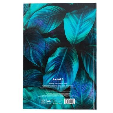 Книга записна Axent Flora 8423-26-A, А4, 192 аркуша, клітинка, зелена 8423-26-A фото
