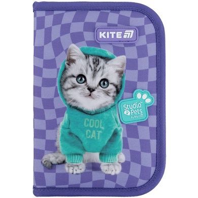 Пенал без наповнення Kite Studio Pets SP25-622-2, 1 відділення, 2 відворот SP25-622-2 фото
