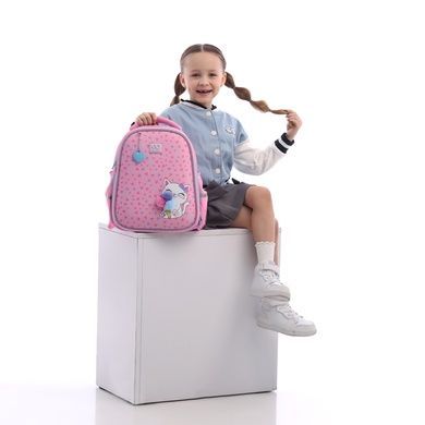 Рюкзак шкільний напівкаркасний GoPack Education Fluffy Kitten GO25-165S-2 GO25-165S-2 фото
