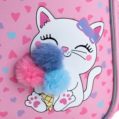 Рюкзак шкільний напівкаркасний GoPack Education Fluffy Kitten GO25-165S-2 GO25-165S-2 фото