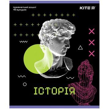 Предметная тетрадь Kite Neo K24-240-12, 48 листов, клетка, история K24-240-12 фото