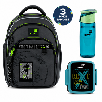 Рюкзак шкільний Kite Education Goal K26-763S-3 3в1 K26-763S-3set фото