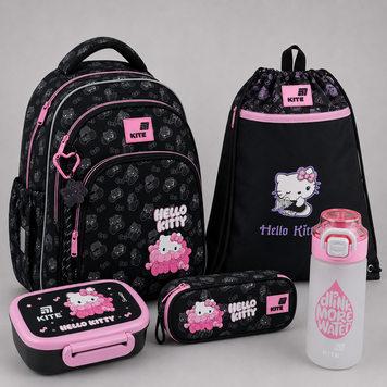 Шкільний набір 5в1 Kite Education Hello Kitty SET_HK26-763M SET_HK26-763M фото