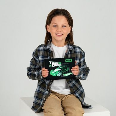 Пенал без наповнення Kite Hot Wheels HW26-621, 1 відділення, 1 відворот HW26-621 фото