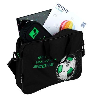 Шкільна текстильна сумка Kite Football K26-589-2 K26-589-2 фото