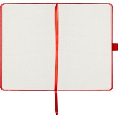 Книга записна Axent Partner 8306-05-A, A5-, 125x195 мм, 96 аркушів, крапка, тверда обкладинка, червона 8306-05-A фото
