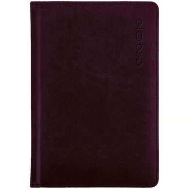 Щоденник 2026 Classic Lux, 145*210, слп/т коричневий 8844-26-4-a фото
